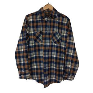 Chandler Vintage Plaid 100% Corton Flannel Shirt Men’s Size Medium 15-15.5